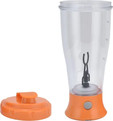 Image de Mélangeur électrique Tasse Simple 350 ml Café Lait Sch��ttelflasche Automatique Shaker Cuporange