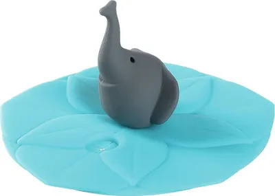 Obrázek produktu pro Bambini Skleněné víčko na pití "Slon"