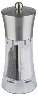Obrázok produktu pre APS-Germany 40545, Súprava mlynčeka na soľ a korenie, Nerezová oceľ, Priehľadná, Akrylový, Nerezová oceľ, 80 mm, 80 mm, 190 mm