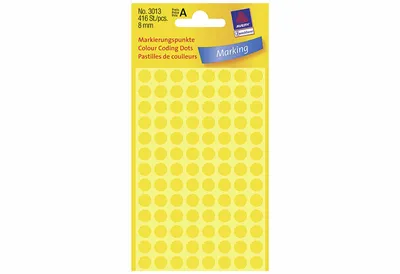 Obrázok produktu pre Avery 3013, Papája, Žltá, Univerzálne, Permanentný, Chlapec / dievča,