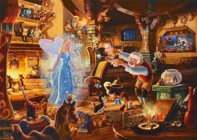 Image de Disney, Pinocchio de Geppetto
