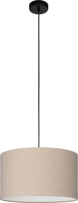 Produktbild von EGLO Hängelampe Feniglia, 1-flammige Pendelleuchte über Esstisch, Esszimmerlampe, Textil Hängeleuchte mit E27, Ø 38 cm