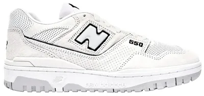 Obrázok produktu pre New Balance 550, biela verzia s perforovanou kožou, čierna – veľkosť EU 40