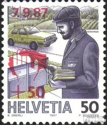 Produktbild von Briefmarken Schweiz 1987 Mi 1358 (kompl.Ausgabe) postfrisch Freimarke
