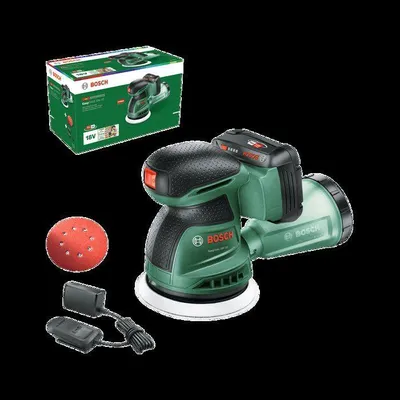 Image de Ponceuse excentrique sans fil BOSCH EasyOrbit 18V10, 125mm, 1 batterie 2,0 Ah + chargeur