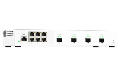 Image de QNAP QSW-M2106-4S Commutateur réseau administrable L2 Ethernet 2.5G (100/1000/2500) Blanc