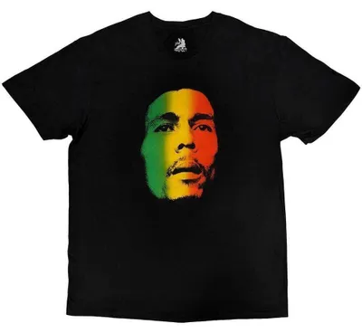 Zdjęcie produktu dla Bob Marley Face Black 2XL Koszulka