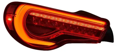 Imagen del producto de Faro trasero, diseño LED, compatible con GT86 y Subaru BRZ, color rojo