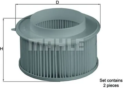 Produktbild von Innenraumfilter KNECHT LA 15/S