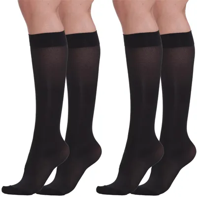Productafbeelding van BEONTOP compressiekousen voor dames, 140 Den, 1 of 2 paar – kniekousen