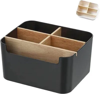 Produktbild von Famanu Desk Organizer mit 5 Fächern - Schwarz