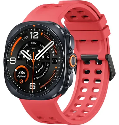 Obrázek produktu pro Perforovaný náramek pro hodinky Galaxy Watch Ultra 2 / Ultra, značky Tech-Protect, materiál: silikon, barva: červená