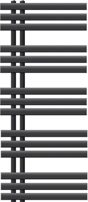 Zdjęcie produktu dla Grzejnik łazienkowy LuxeBath Design, 500x1200 mm, antracyt, z zestawem montażowym, bez elementu grzejnego