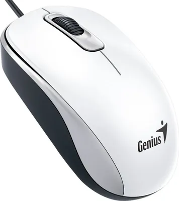 Produktbild von Genius Computer Technology DX-110, Beidhändig, Optisch, USB Typ-A, 1000 DPI, Weiß