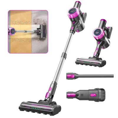 Produktbild von Akku Staubsauger, 45000Pa Staubsauger Kabellos mit Smartes Touch Display, 550W, Bis zu 40 Min Laufzeit, 3-in-1 Filtersystem, 7HEPA