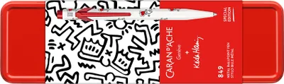 Image de CARAN D'ACHE Stylo à bille "849 Keith Haring", blanc, M, NM0849.123