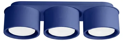 Image de Plafonnier MODO 3 ultramarine Gx53 3xGx53 10 W en aluminium 8,2 x 10,4 x 32,4 cm Sollux Lighting