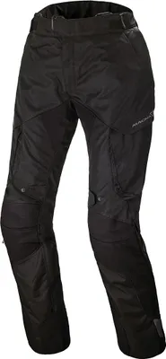 Zdjęcie produktu dla Wodoodporne damskie tekstylne spodnie motocyklowe Macna Forge, czarne, XL