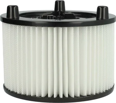 Produktbild von vhbw Faltenfilter kompatibel mit Bosch AdvancedVac 20, UniversalVac 15 Staubsauger - Patronenfilter Weiß Abwaschbar