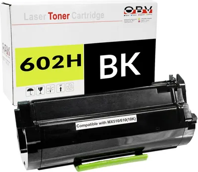 Produktbild von Lexmark 602H kompatibler Toner Schwarz - MX310dn MX410de MX510de MX511de MX610 MX611de