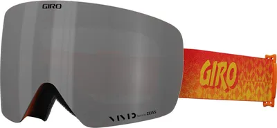 Produktbild von Giro Snow Goggle CONTOUR Orange Cover Up Ski- und Snowboardbrille Vivid Smoke S2 Scheibe + Ersatzscheibe Vivid Infrared S1 Wintersport OTG Damen Gr. Einheitsgröße