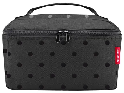 Produktbild von reisenthel beautycase, Kosmetiktasche, Kulturtasche, Glossy Dots Black, 4 L, FF7075