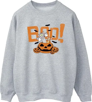 Produktbild von Tom & Jerry - "Halloween Boo!" Sweatshirt für Damen BI40800 (XXL) (Grau)