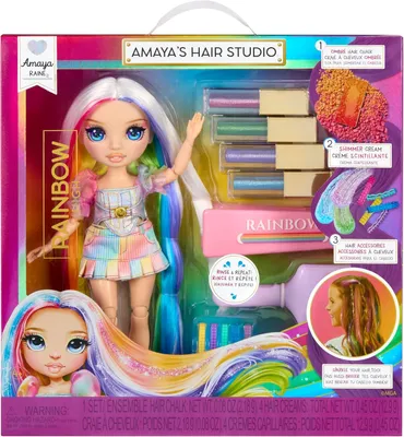 Obrázok produktu pre Rainbow High Amaya's Hair Studio, Modelka, Žena, 4 rok / roky, Chlapec / dievča, 280 mm, Viacfarebný