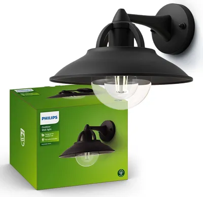 Zdjęcie produktu dla Lampa ścienna Philips myGarden Cormorant Black 8718696165836