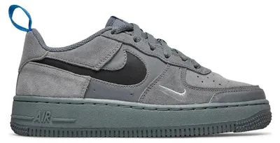 Produktbild von Nike Air Force 1 Low Cut Out Swoosh Smoke Grey (GS) - EU 40