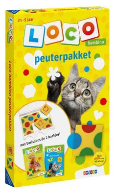 Produktbild von Loco Bambino Lernspiel für Kinder ab 2 Jahren: Farben, Formen & Zählen 1-6 mit Selbstkontrolle