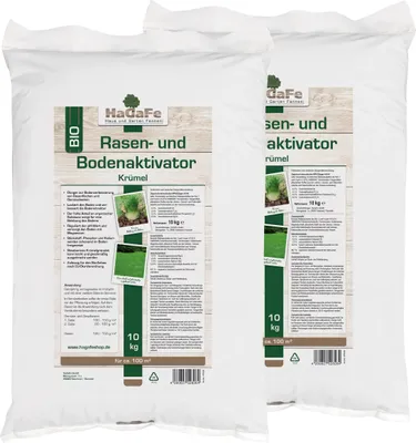 Produktbild von HaGaFeKRÜMEL Rasenaktivator & Bodenaktivator mit Ton & Magnesium 20 kg (2 x 10 kg)