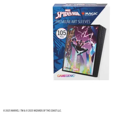 Zdjęcie produktu dla Gamegenic MTG – Koszulki na karty Marvel’s Spider-Man z motywami artystycznymi – Miles Morales
