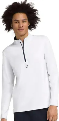 Produktbild von Wilson Elevete Performance Halbreißverschluss-sweatshirt Weiß XL Herren Weiß XL
