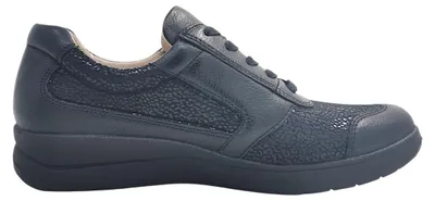 Imagen del producto de Caprice: Zapatos deportivos con cordones, color negro, para uso diario