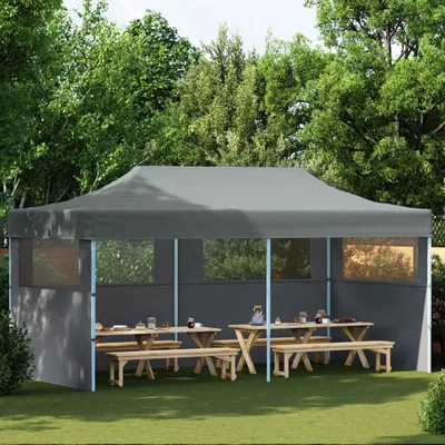 Produktbild von "Neues Produkt" Party-Zelt - CLORIS - Pavillon - Anthrazit 291x580x315 cm Oxford-Stoff - Pavillons & Partyzelte V2817
