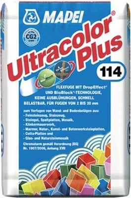 Produktbild von Mapei Ultracolor Plus Fugmörtel Silbergrau 5 kg