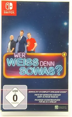 Produktbild von GAME Wer weiß denn sowas?, Nintendo Switch, Nintendo Switch, Multiplayer-Modus, E (Jeder)