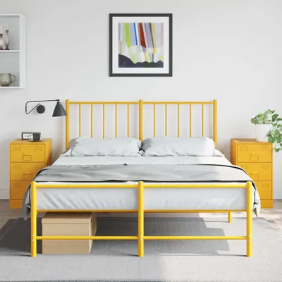 Zdjęcie produktu dla VidaXL 841782, Żółty, Stal, 345 mm, 390 mm, 620 mm, 2 szt.