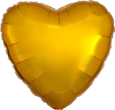 Immagine prodotto di amscan HERZ GOLD METALLIC FOLIENBALLON FOLIENBALLON
