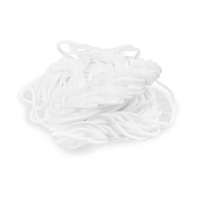 Produktbild von 2x Elastische Kordel Elastikband zur Mundschutzmaskenherstellung weiss Ø 2 mm 10m