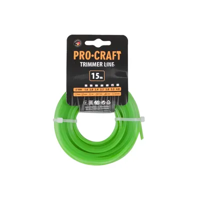 Imagen del producto de Cuerda para cortacésped (3,5 mm) (15 m), cuadrada, marca PROCRAFT, modelo KV-3.5/15