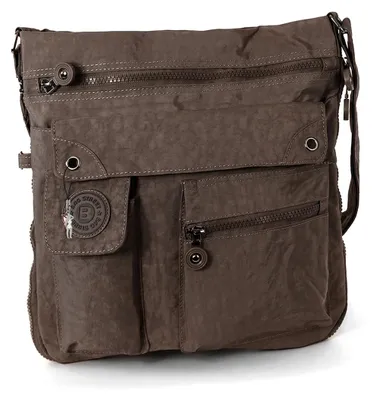Image de Bag Street Sac à main pour femme Sac brun en nylon 31x10x33 D2OTJ206C
