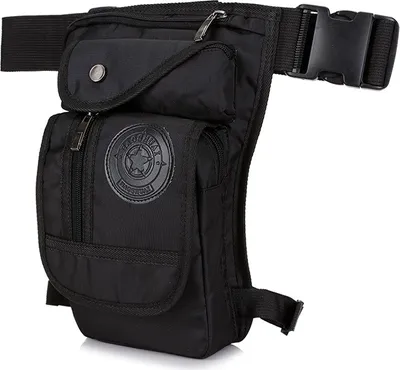 Produktbild von Multifunktionale und modische Beintasche aus Nylon für Wandern, Outdoor-Reisen und Sport, praktische Hüfttasche und Beintasche