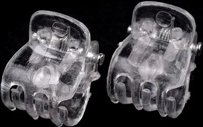 Image de Épingle à cheveux transparente - Élégance à petit prix KP24039
