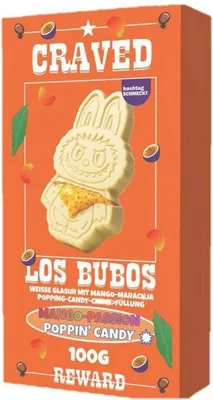 Produktbild von Craved Los Bubos Mango-Passion Poppin' Candy 100g
