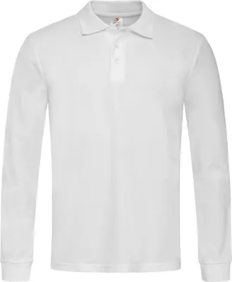 Immagine prodotto di Stedman ST3400 | Polo uomo manica lunga 100 - Colore: Bianco - Taglia: L