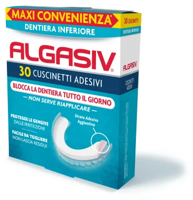Produktbild von ALGASIV: Klebstoff für Unterkieferprothesen, 30 Stück