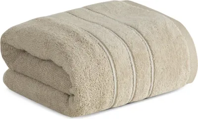 Productafbeelding van Eurofirany Handdoek, badhanddoek, katoen, 70x140 cm, beige, sauna handdoek