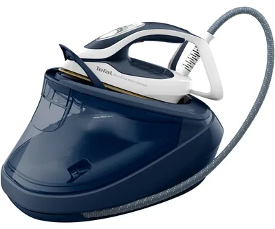 Obrázok produktu pre Tefal Pro Express Ultimate II GV9720, 590 g/min, Durilium Airglide Autoclean Ultra Thin soleplate, 8 bar, 1,2 L, 170 g/min, Modrá, Biela